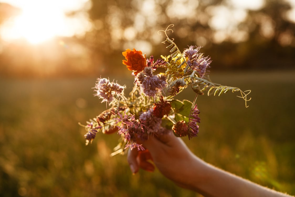 Summer natural bouquet